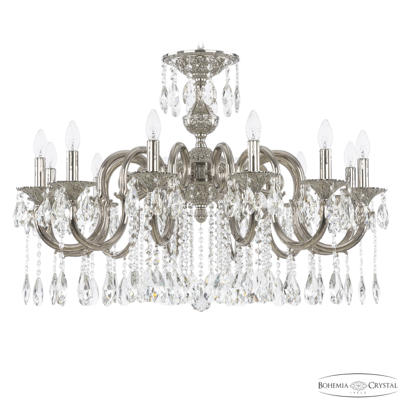Подвесная люстра Bohemia Ivele Crystal Verona 72203/12/300 A Ni в Санкт-Петербурге