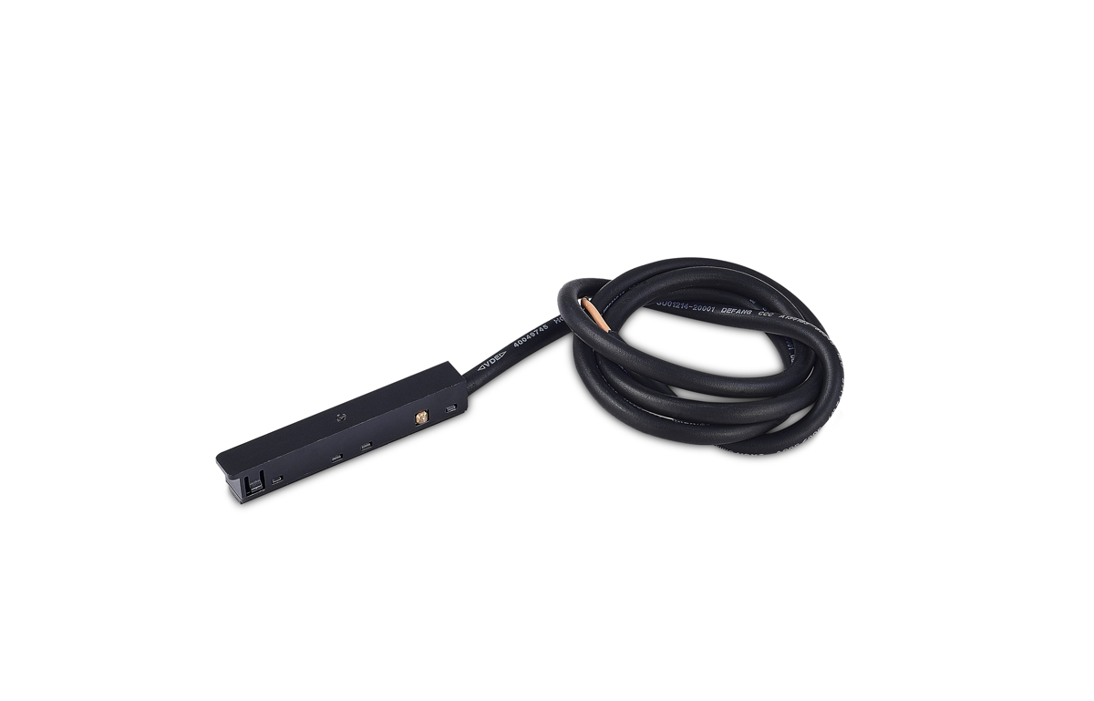 Адаптер с подводом питания для шинопровода Donolux Slim Line Power connector DLS B в Санкт-Петербурге
