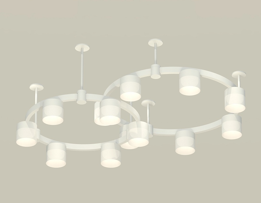 Комплект подвесного светильника Ambrella Light Techno Ring XR92211002 (A9221, A9226, C9236, C9231, N8402) в Санкт-Петербурге