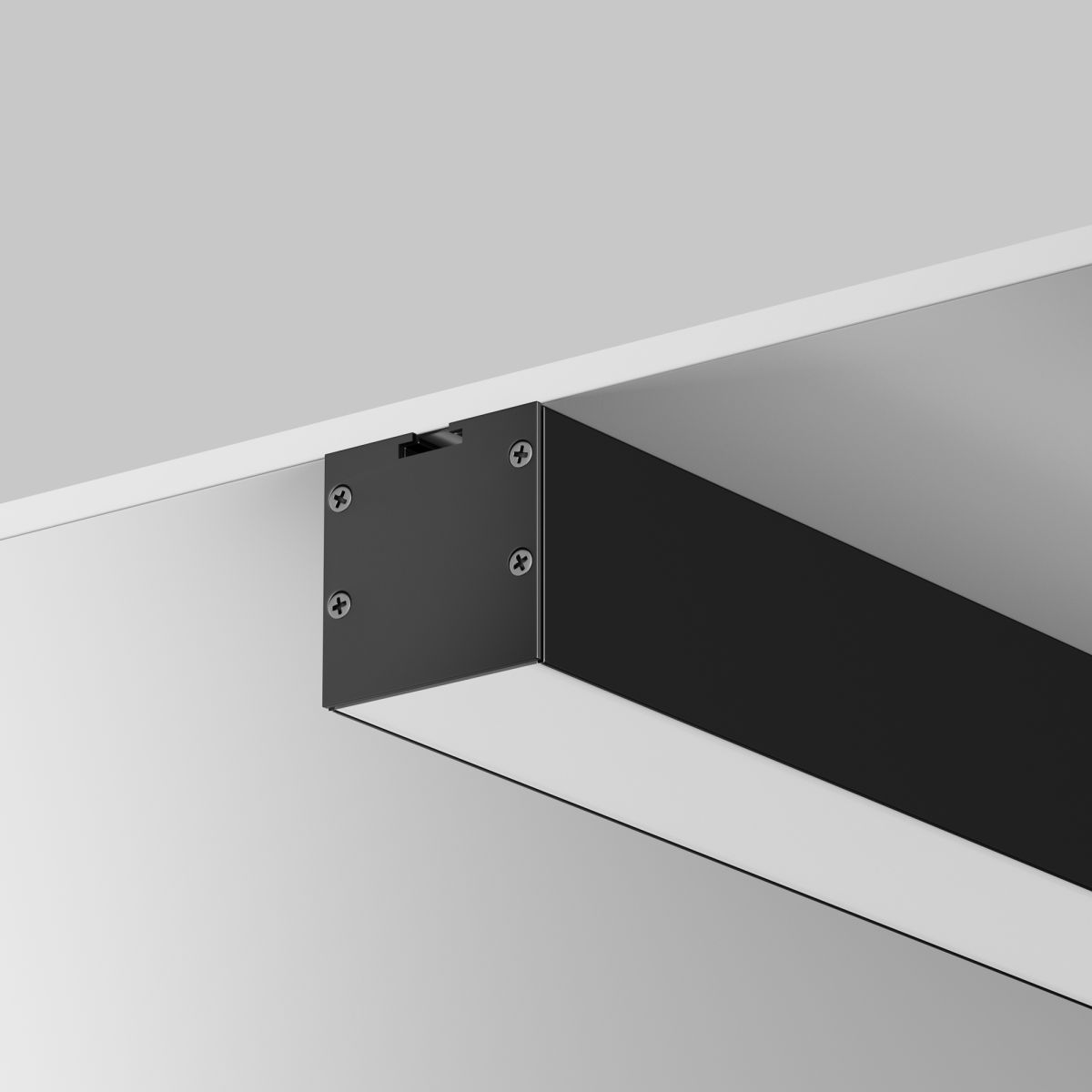 Комплект заглушек для профиля 35×35 2шт Maytoni Led Strip ALM-3535BT-B-EC 642038 в Санкт-Петербурге