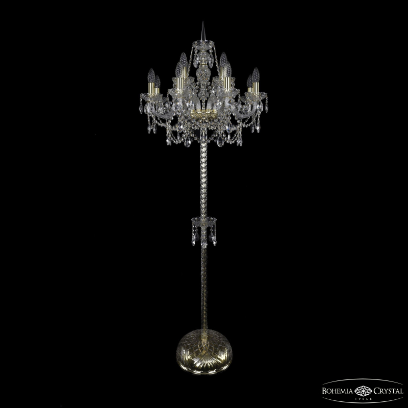 Торшер Bohemia Ivele Crystal 1411T2/8+4/195-170 G в Санкт-Петербурге