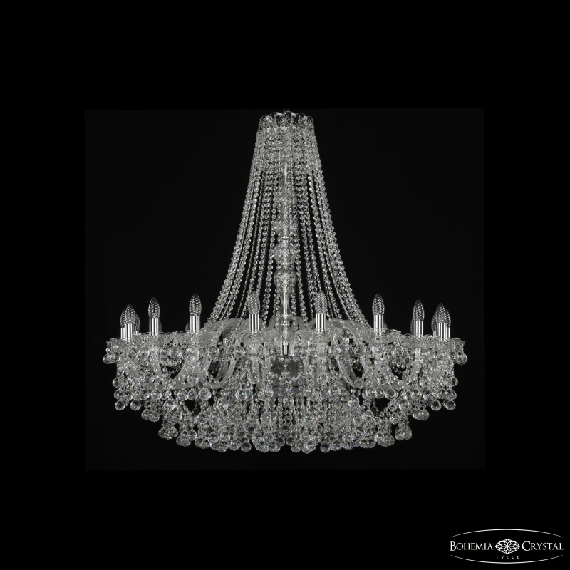 Подвесная люстра Bohemia Ivele Crystal 1409/20/400/h-113 Ni в Санкт-Петербурге