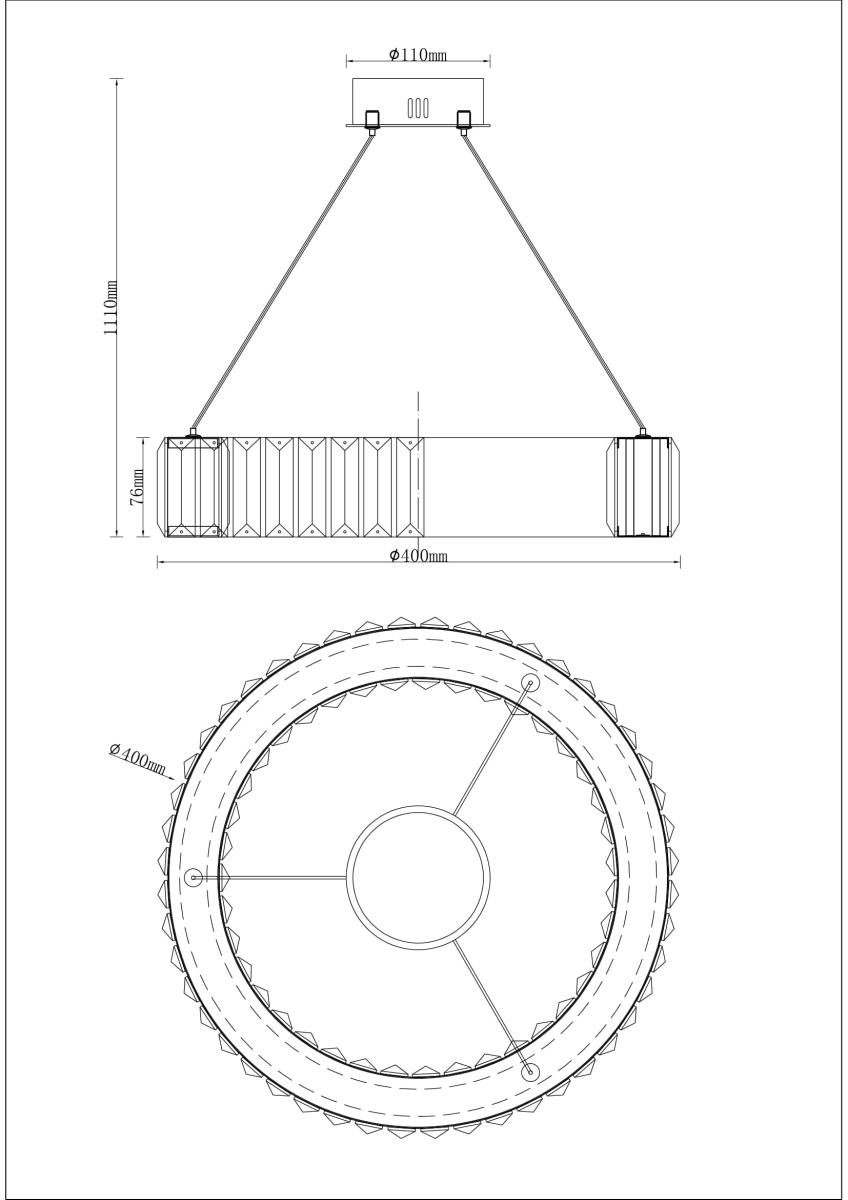 Подвесная люстра Moderli Columbia V9060-PL в Санкт-Петербурге