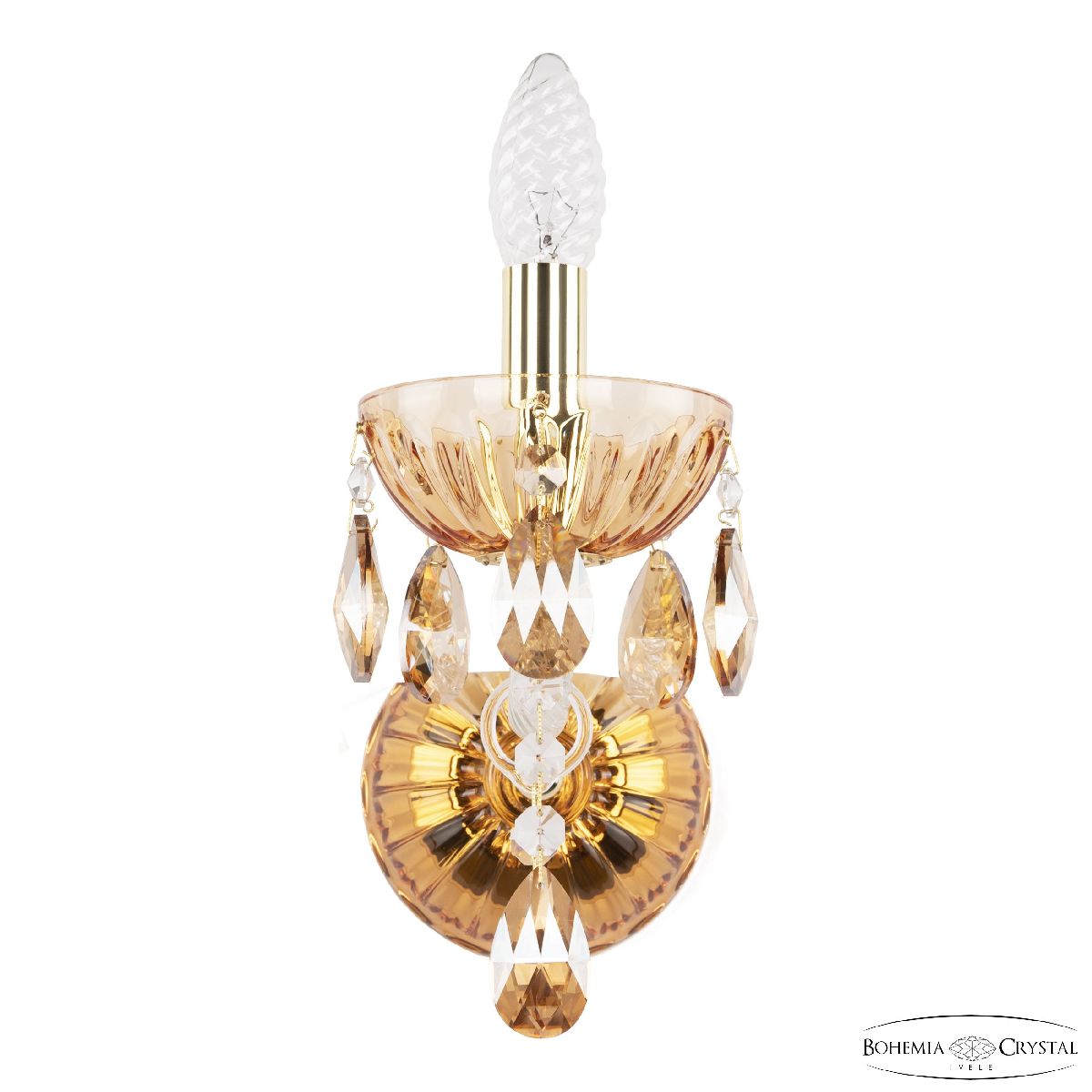 Бра Bohemia Ivele Crystal 5413B/1/165 G Amber/M-1H K721 в Санкт-Петербурге