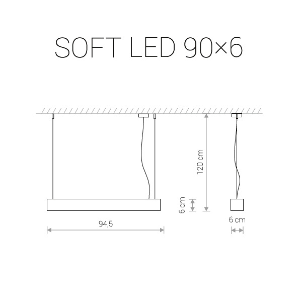 Подвесной светодиодный светильник Nowodvorski Soft Led 9546 в Санкт-Петербурге