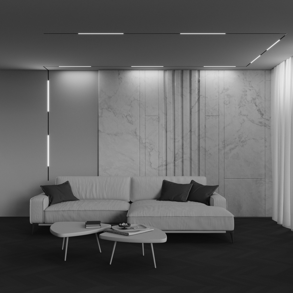 Трековый светильник алюминиевый Maytoni Technical Exility X TR240-2-12W4K-B в Санкт-Петербурге