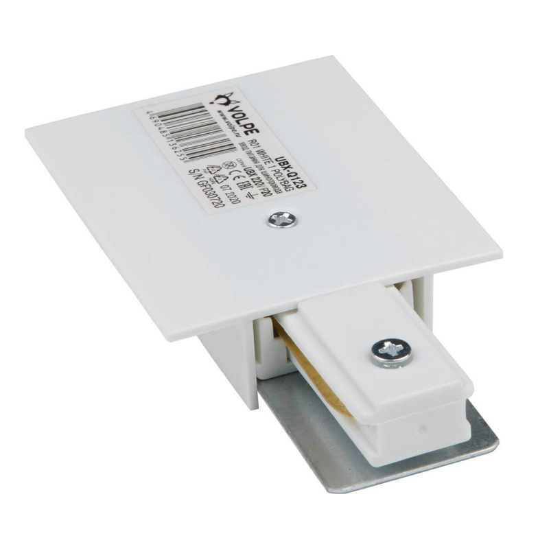 Ввод питания для шинопровода Volpe UBX-Q123 R01 White 1 Polybag UL-00007379 в Санкт-Петербурге