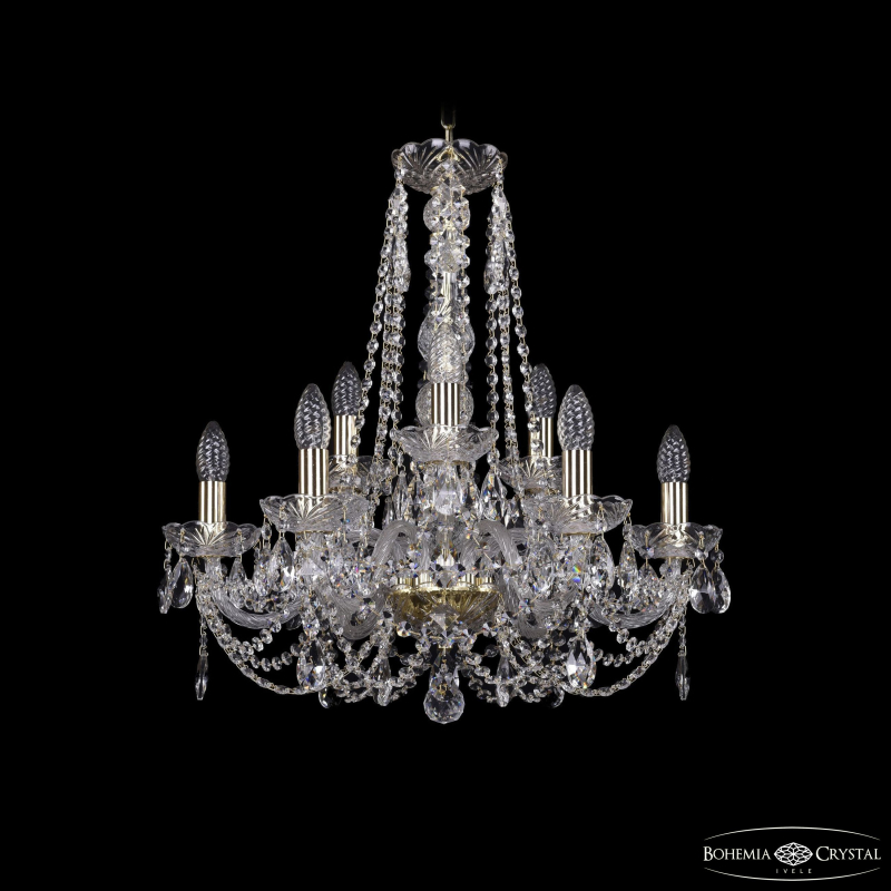 Подвесная люстра Bohemia Ivele Crystal 1406/6+3/195/h-58 G в Санкт-Петербурге