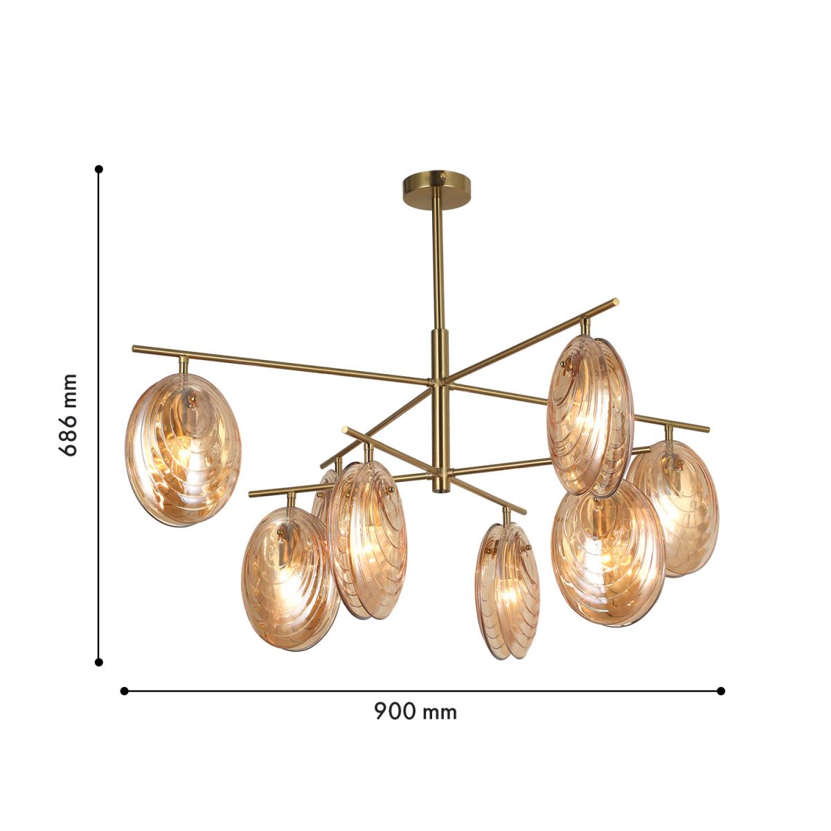Люстра на штанге F-Promo Media 4485-8C в #REGION_NAME_DECLINE_PP#