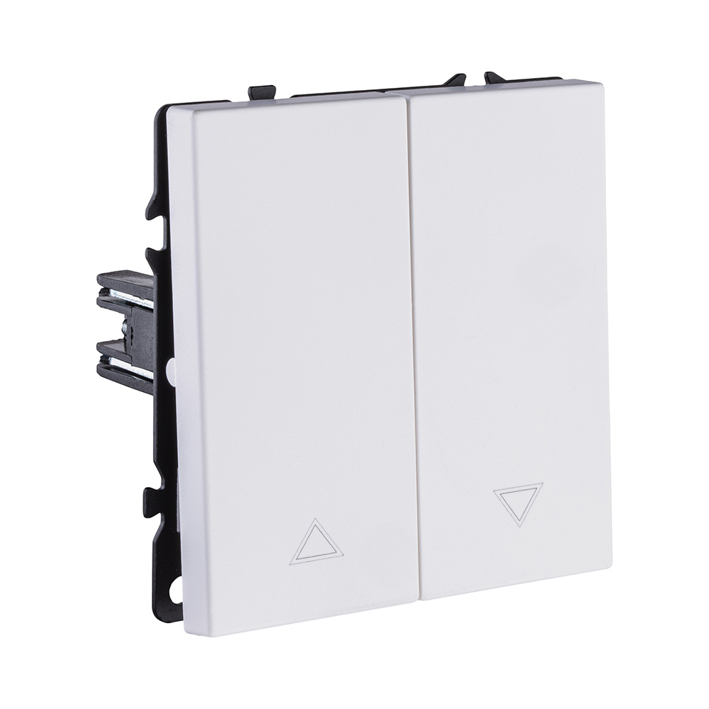 Механизм управления жалюзи 2-клавишный, белый глянцевый Kollinger Eclipse EC-013WG в #REGION_NAME_DECLINE_PP#