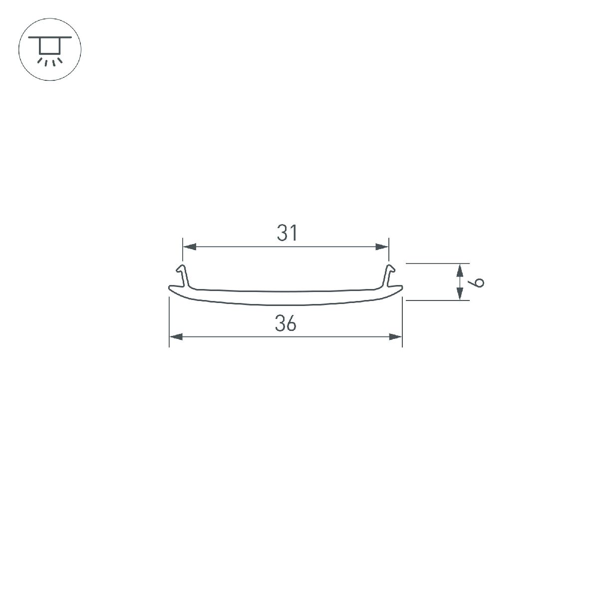 Экран Arlight STRETCH-S-35-CEIL-CENTER-10m (GAMMA35) (Arlight, -) 040821 в Санкт-Петербурге