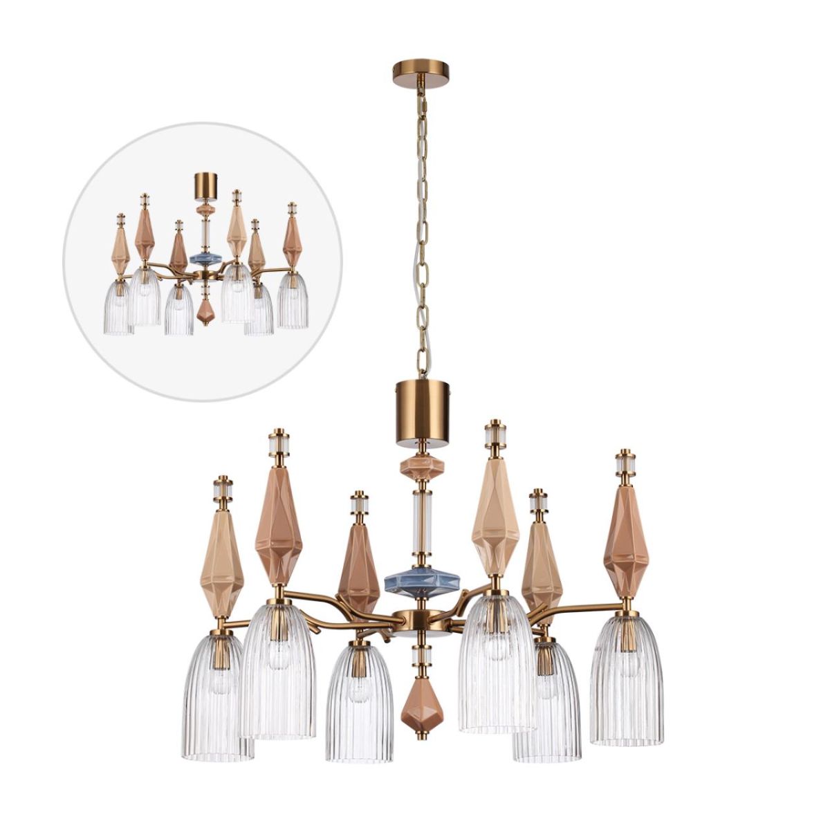 Подвесная люстра Odeon Light Modern Terra 5414/6 в Санкт-Петербурге