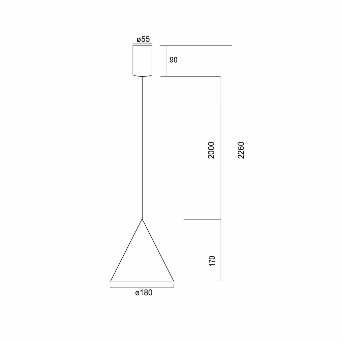 Подвесной светильник Mantra Cono 9449 в Санкт-Петербурге