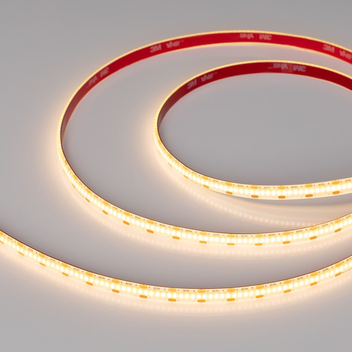 Светодиодная лента герметичная Arlight COB-SE-X360-8mm 5V Warm2700 (5 W/m, IP65, 5m)  041710(1) в Санкт-Петербурге