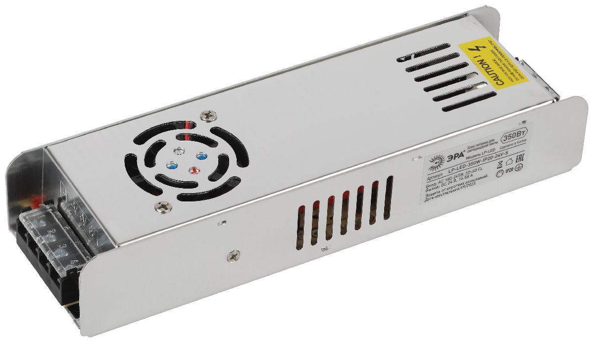 Блок питания Эра 350Вт DC24В 14.58A IP20 LP-LED-350W-IP20-24V-S Б0061133 в Санкт-Петербурге