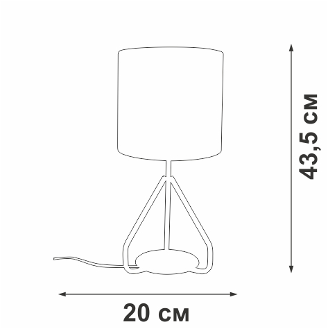 Настольная лампа Vitaluce V2899-0/1L в Санкт-Петербурге