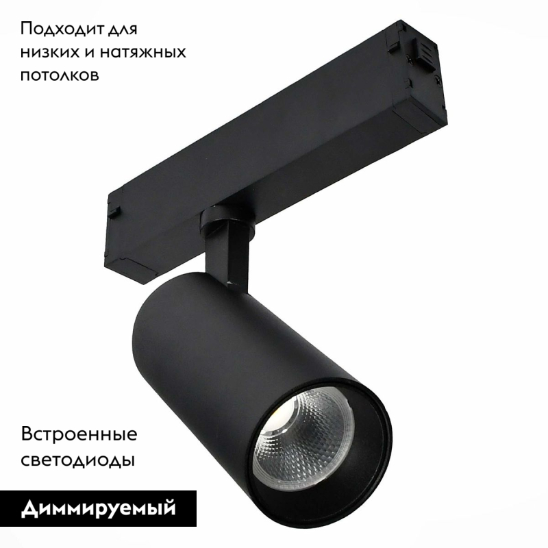 Трековый светодиодный светильник для магнитного шинопровода ST Luce ST660.496.10 в Санкт-Петербурге