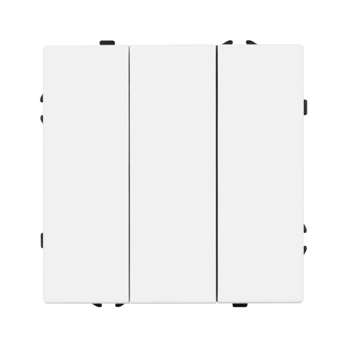 Механизм выключателя трехклавишный непроходной Arlight SWT-NOBE-MK03-SFPL-WH (230V, 10A) (Белый кварц) 061801 в Санкт-Петербурге