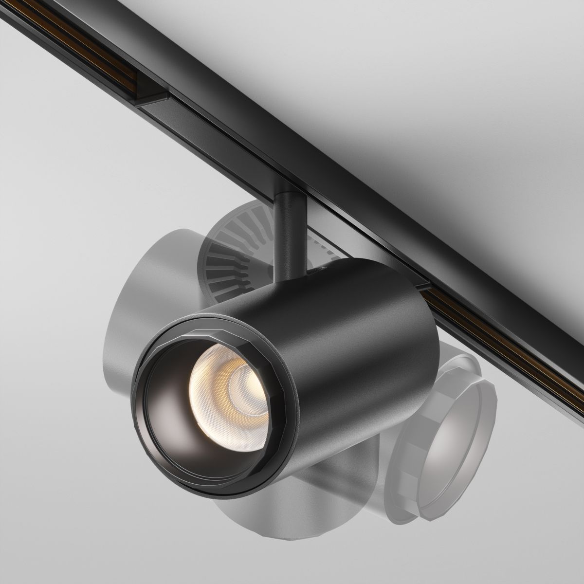 Трековый магнитный светильник Maytoni Technical Focus Zoom Exility X TR244-12W3K-B в Санкт-Петербурге