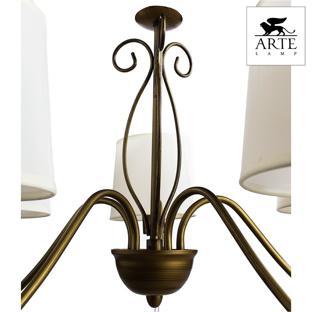 Подвесная люстра Arte Lamp Carolina A9239LM-5BR в #REGION_NAME_DECLINE_PP#