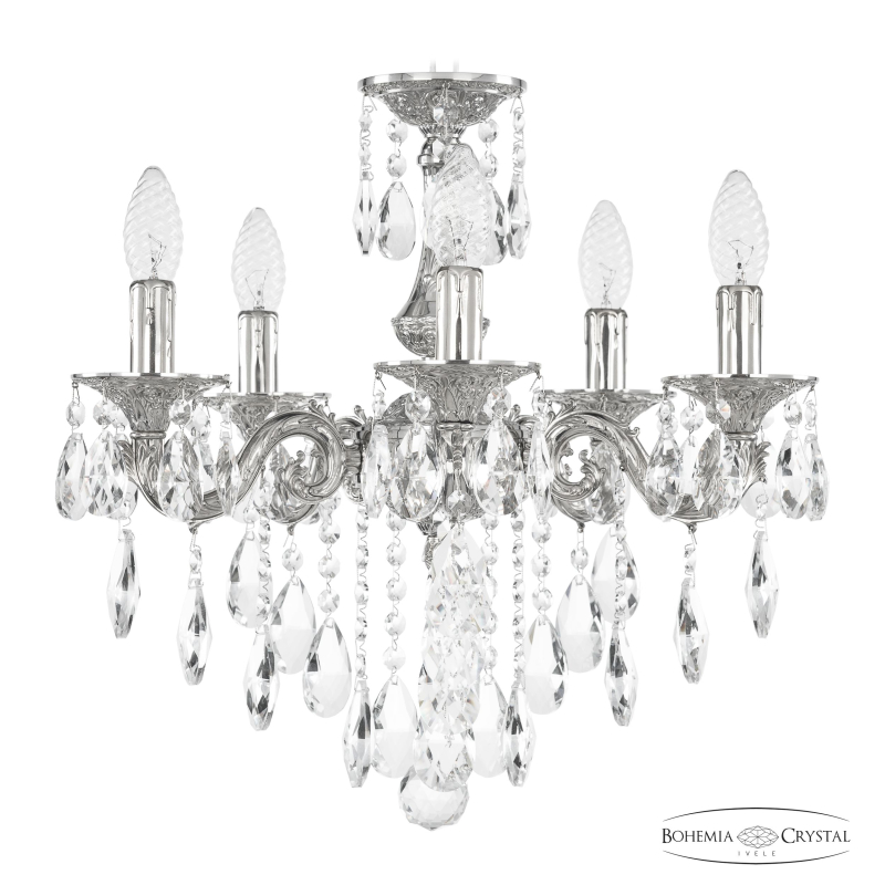 Подвесная люстра Bohemia Ivele Crystal Florence 71101/5/125 B Ni в Санкт-Петербурге