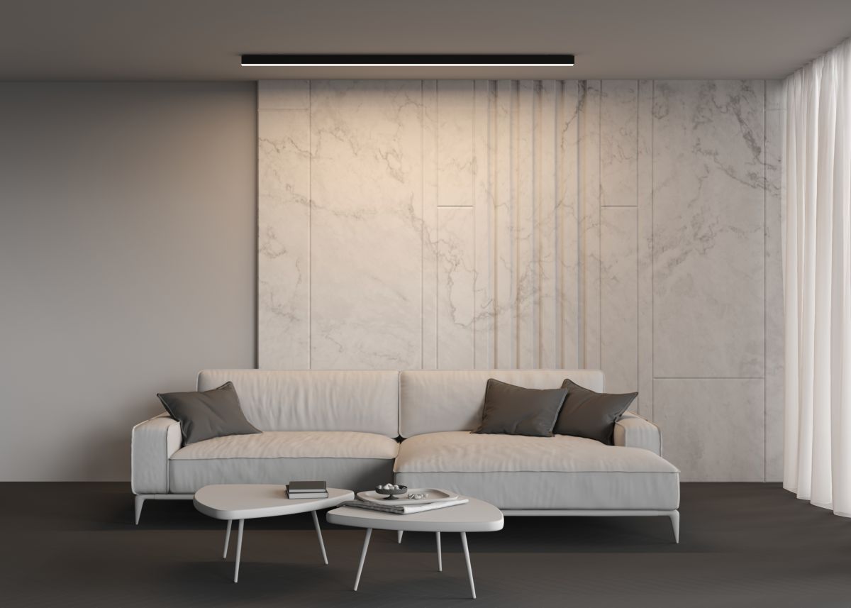 Линейный накладной светильник Maytoni Technical 4000K 50x50 (Черный, 2 м) LL311032 в Санкт-Петербурге