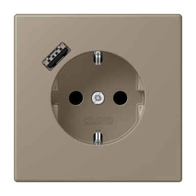 Розетка 2K+З USB Typ A Jung LC1520-18A242 в Санкт-Петербурге