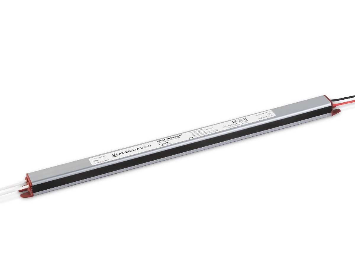 Блок питания для светодиодной ленты Ambrella Light Illumination 60Вт DC12В 5A IP67 GS9807 в Санкт-Петербурге