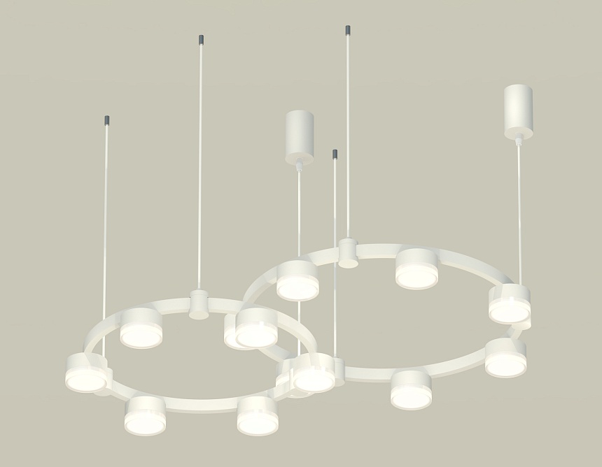 Комплект подвесного светильника Ambrella Light Techno Ring XR92081006 (A9208x2, C9236, C9231, N8399) в Санкт-Петербурге