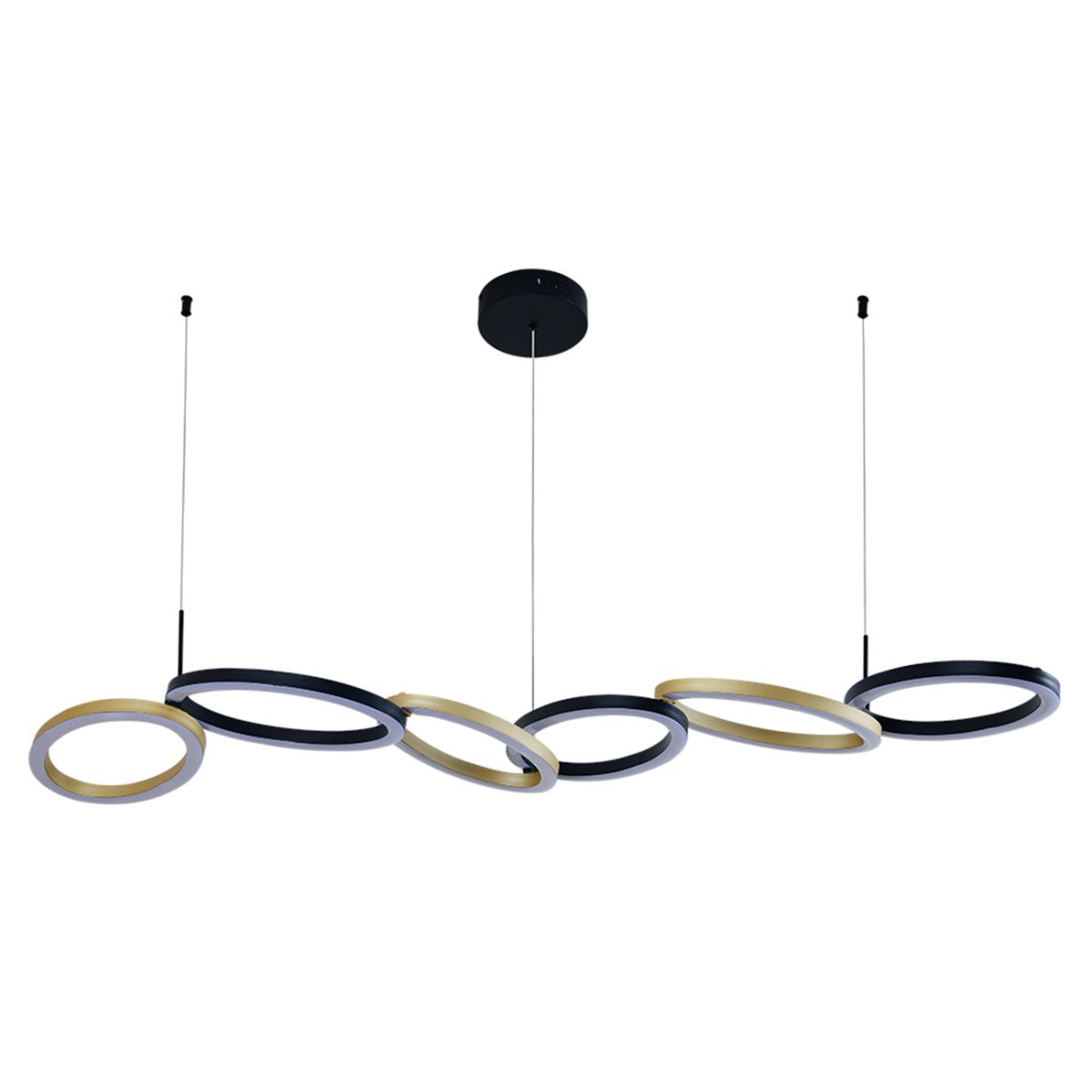 Подвесной светильник Indigo Anello 14034/C/6P Black в Санкт-Петербурге