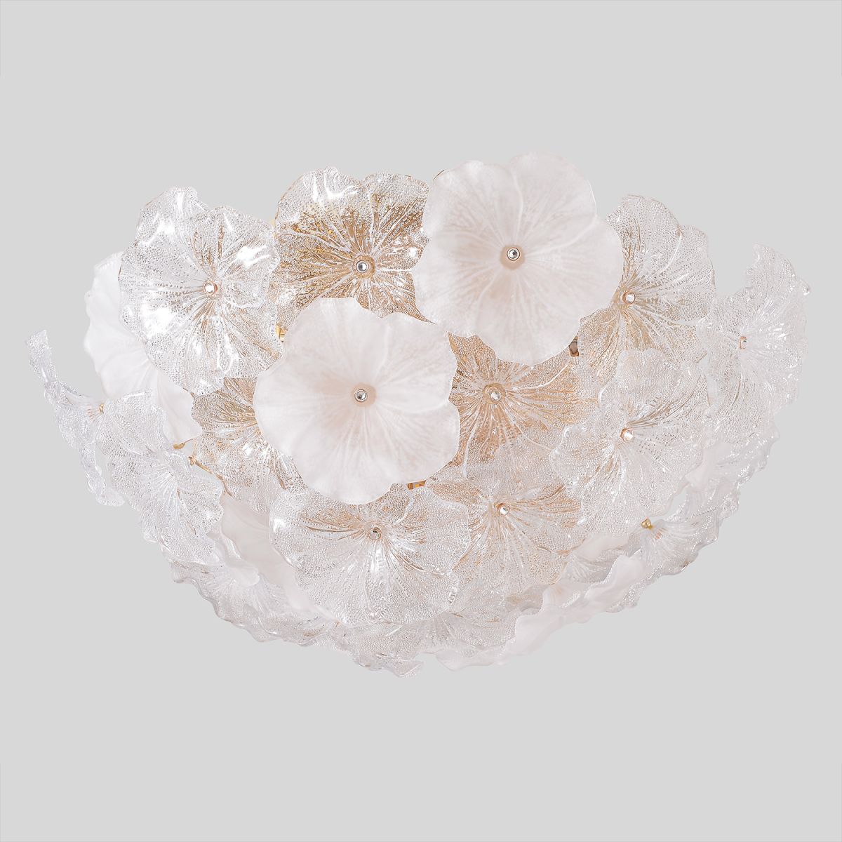 Потолочный светильник Crystal Lux MAGNOLIA PL12 GOLD в Санкт-Петербурге