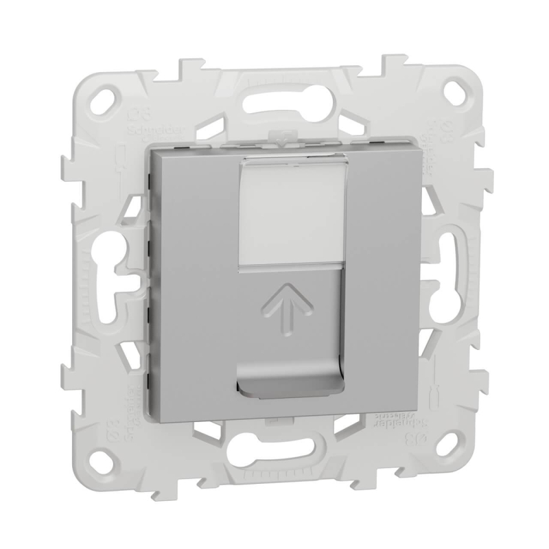 Лицевая панель RJ45 Keystone/Systimax Schneider Electric Unica New NU546130 в Санкт-Петербурге