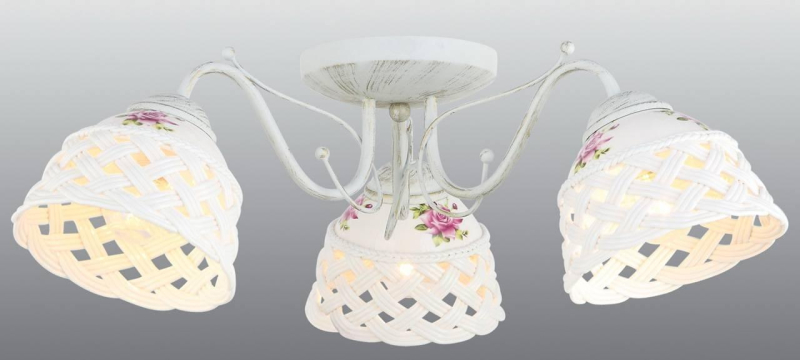 Потолочная люстра Arte Lamp Wicker A6616PL-3WG в Санкт-Петербурге