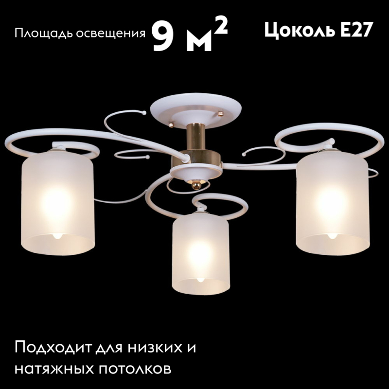 Потолочная люстра Reluce 00738-0.3-03 в #REGION_NAME_DECLINE_PP#