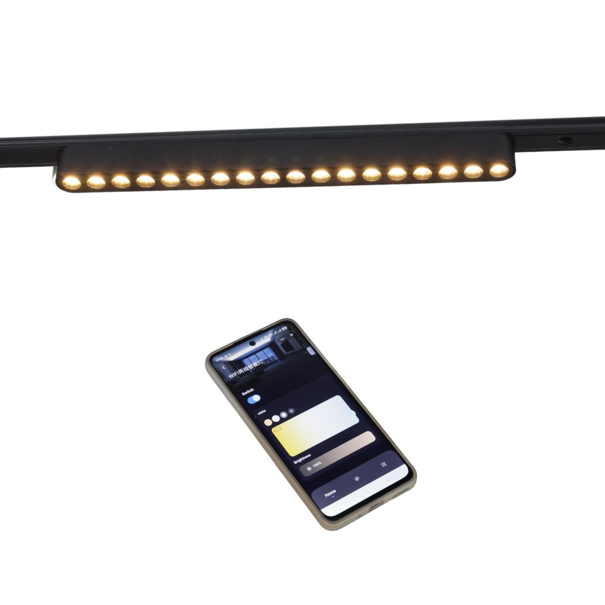 Трековый магнитный светильник (CCT+SMART) Reluce 13002-9.3-001UR magnetic LED16W BK CCT+SMART в Санкт-Петербурге