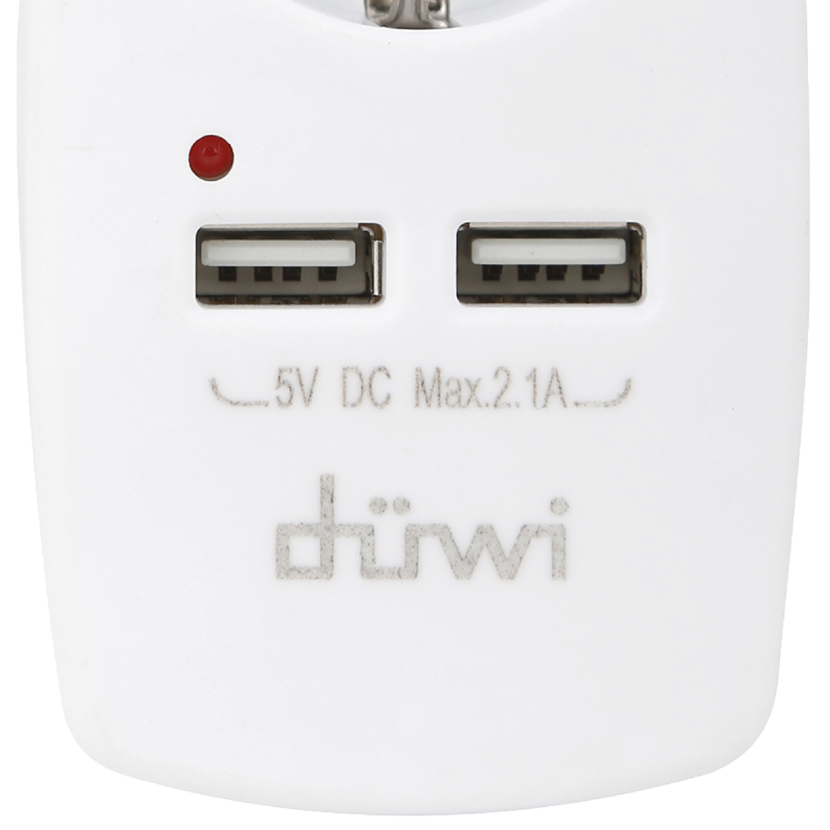Адаптер 1 гнездо + 2 USB порта на евро вилку Duwi 27418 6 в #REGION_NAME_DECLINE_PP#