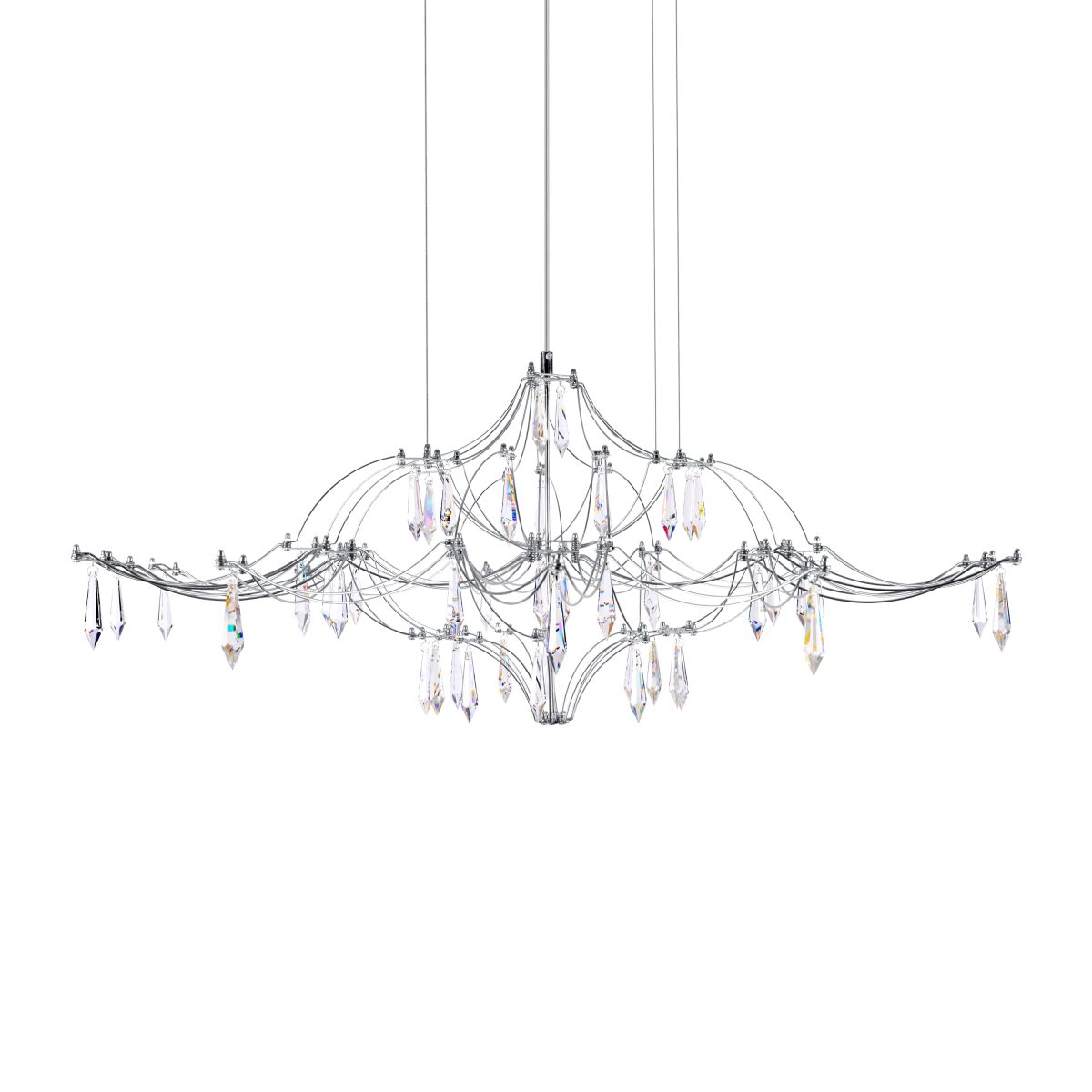 Подвесная люстра Loft IT Mira 10587/1000 Silver Asfour в Санкт-Петербурге