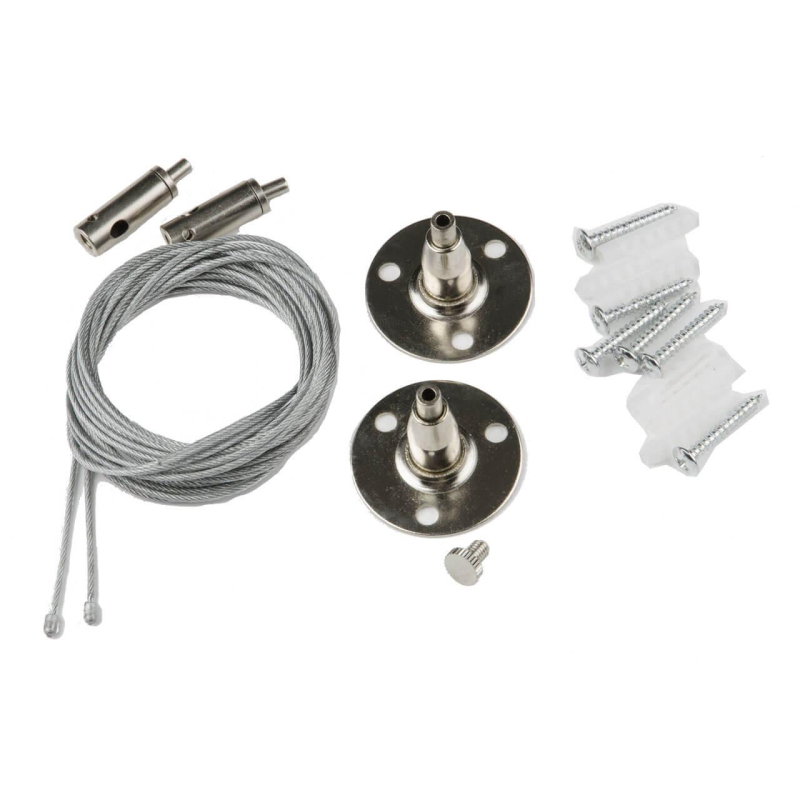 Набор из 2-х штук для подвесного монтажа однофазных шинопроводов Volpe UFB-Q122 H28 SILVER SET02 UL-00006442 в Санкт-Петербурге
