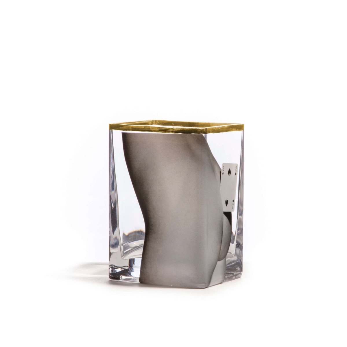 Ваза Two of Spades Small Seletti Toiletpaper Glass Vase 14122 в Санкт-Петербурге