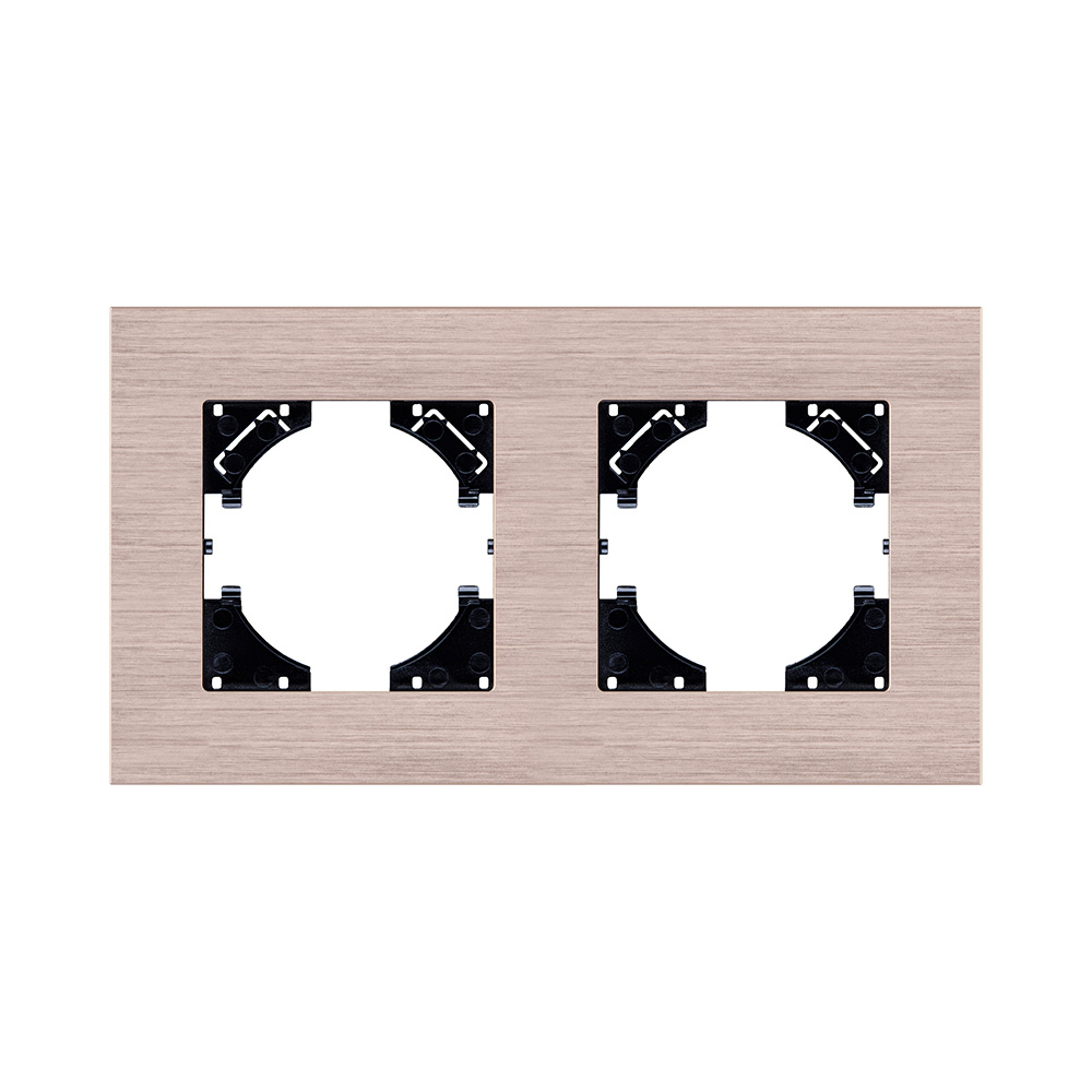 Рамка 2-постовая, золотой Kollinger Reflex AL RA2GD в #REGION_NAME_DECLINE_PP#