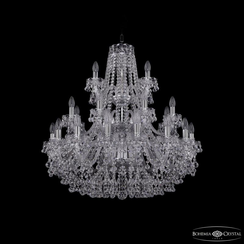 Подвесная люстра Bohemia Ivele Crystal 1409/16+8+4/300/3d Ni в Санкт-Петербурге