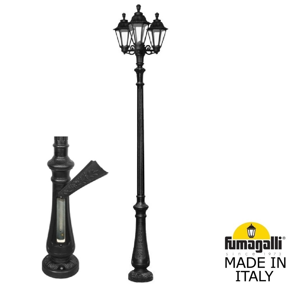 Садово-парковый светильник Fumagalli NEBO BISSO/RUT 3L E26.202.S30.AXE27 DN в Санкт-Петербурге
