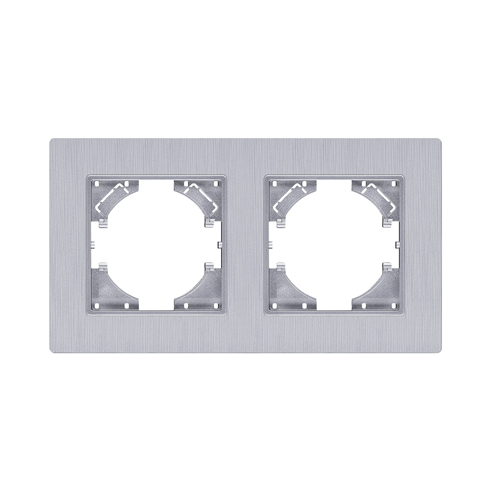 Рамка 2-постовая, серый Kollinger Eleganz Plex EP2GY в #REGION_NAME_DECLINE_PP#