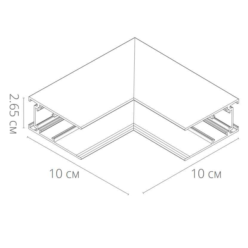 Коннектор для шинопровода Arte Lamp Linea-Accessories A480806 в Санкт-Петербурге