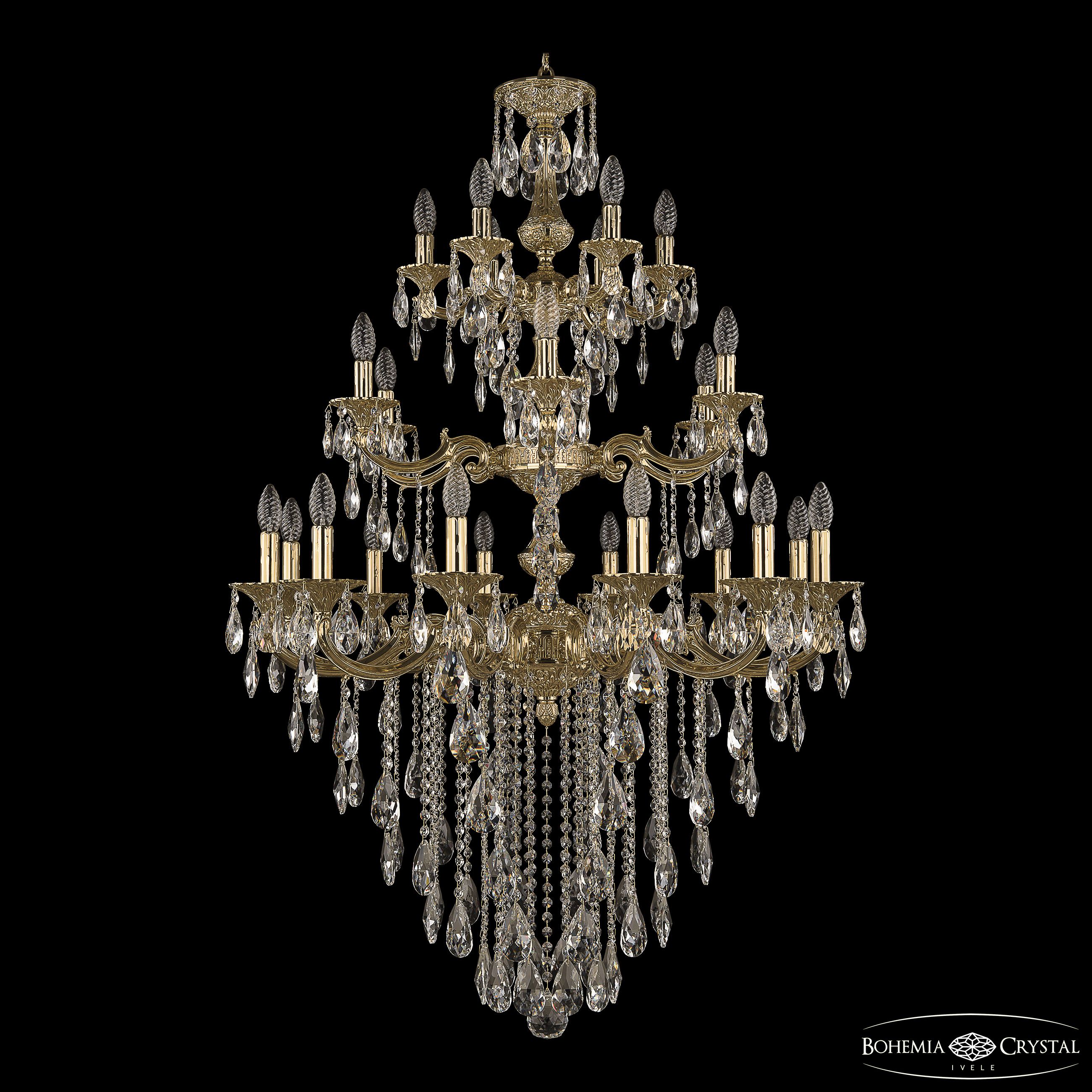 Подвесная люстра Bohemia Ivele Crystal Verona 72114/12+6+6/300/3d B G в Санкт-Петербурге