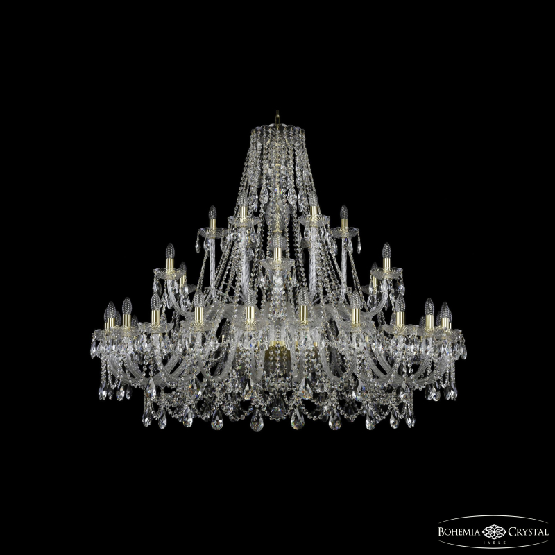 Подвесная люстра Bohemia Ivele Crystal 1411/24+6+6/530 G в Санкт-Петербурге