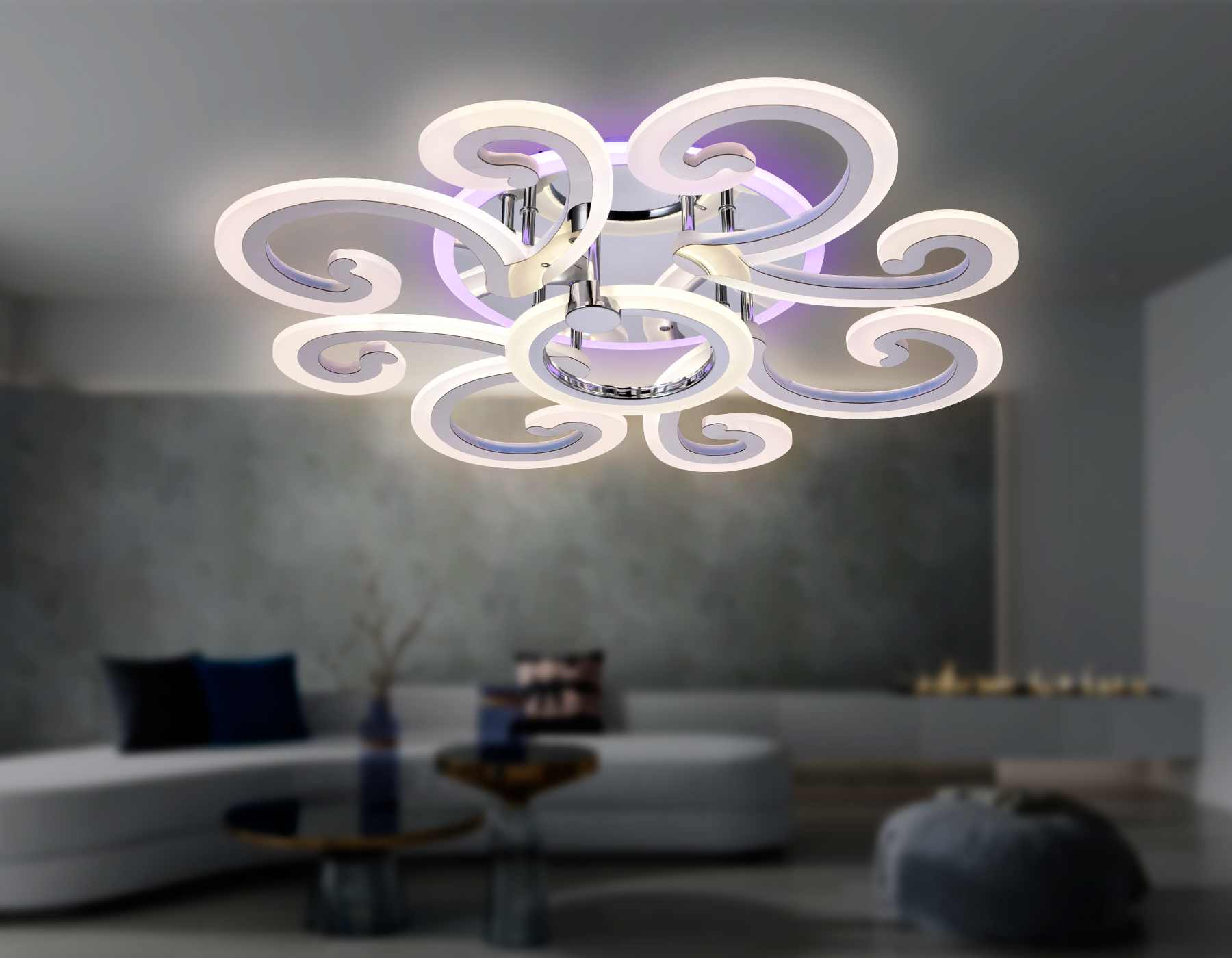 Потолочная люстра с пультом Ambrella Light Original FA5146 в Санкт-Петербурге