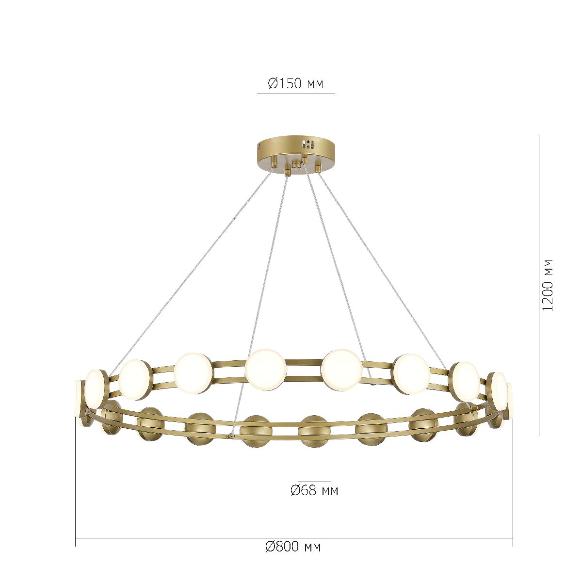 Подвесная люстра ST Luce Monro SL6610.203.20 в Санкт-Петербурге