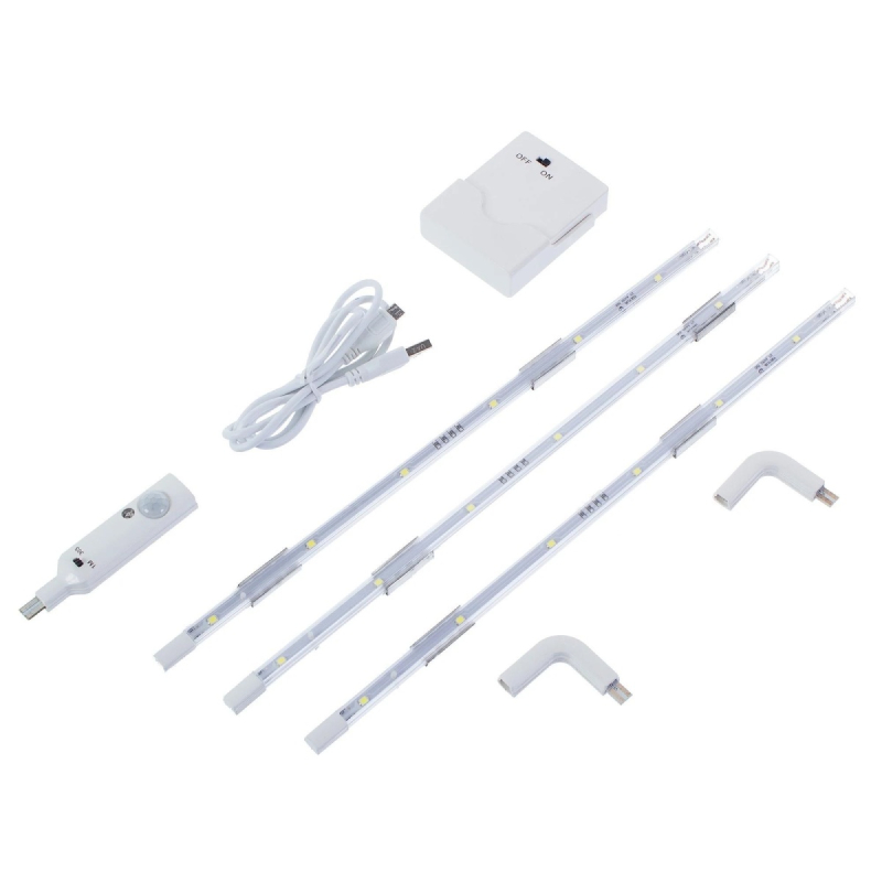 Мебельный светодиодный светильник (UL-00002889) Uniel ULM-F42-3W/4200K Sensor IP20 White в #REGION_NAME_DECLINE_PP#