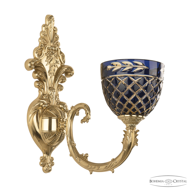 Бра Bohemia Ivele Crystal Florence 7109B15/1/210 G P1 U Amber-Blue/H-1J в Санкт-Петербурге